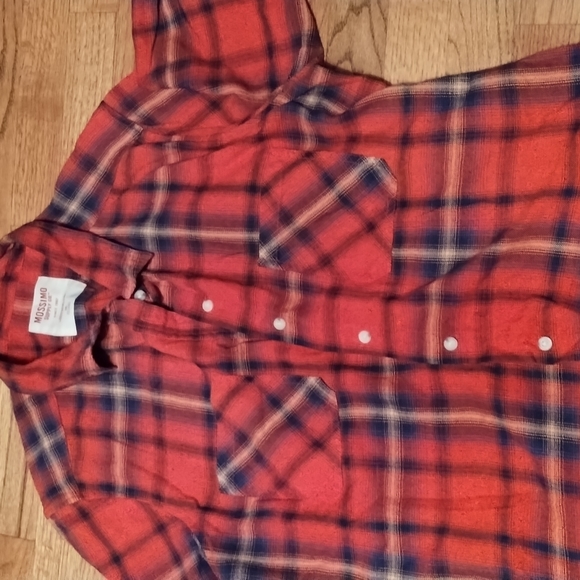 Women's flannel red and blue - Picture 5 of 5